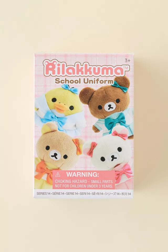 Rihakkuma San-X School Uniform Blind Box Figure, Choose Your Character