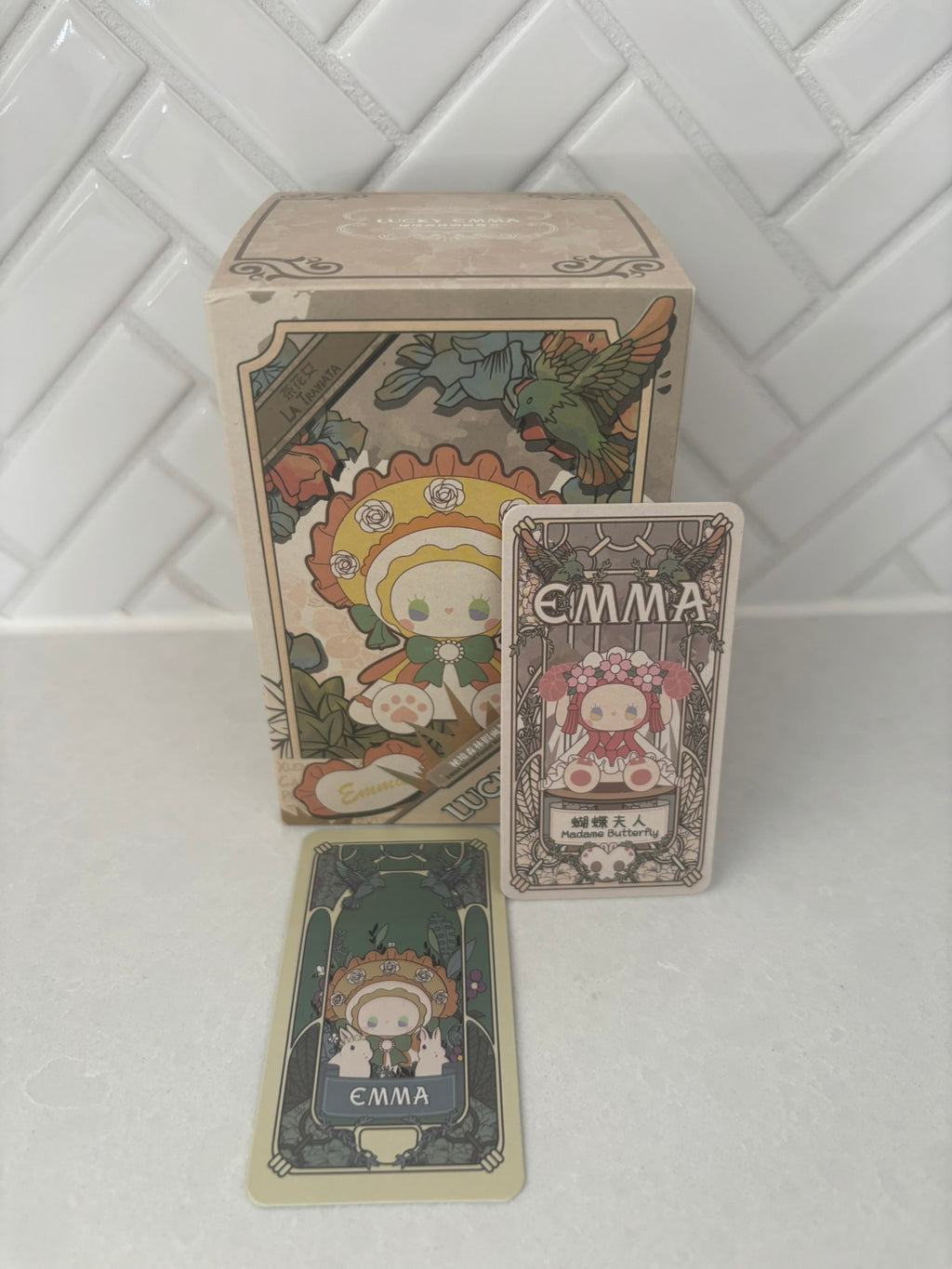 Lucky Emma Masked Ball Blind Box Figure, Choose Your Character