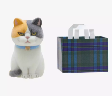 Cats in Bags Blind Box Flocked Figure, Choose Your Character