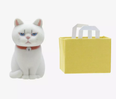 Cats in Bags Blind Box Flocked Figure, Choose Your Character