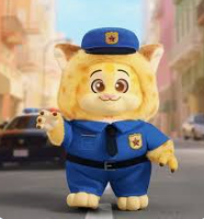 Disney Zootopia 2 TOP TOY Plush Keychain Blind Box featuring Clawhauser